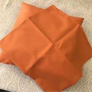 2 Faux Leather Covers
